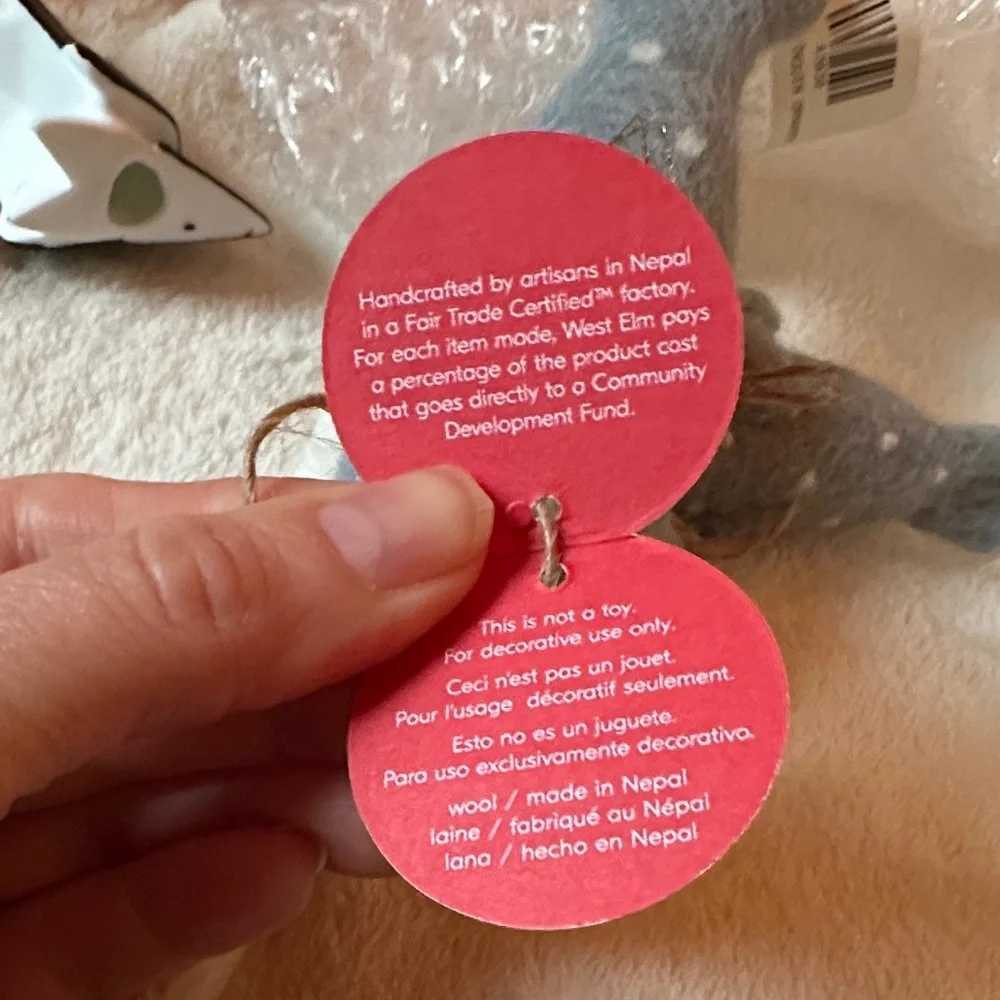 West Elm + Crate&Barrel Ornaments 5- whales, penguin, polar bear, acorns